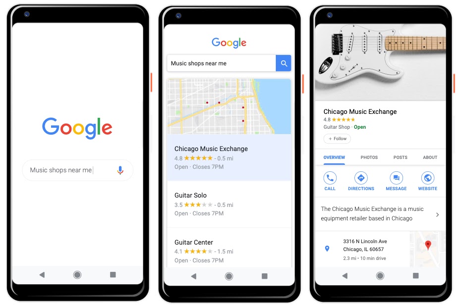 Google Business on Mobile