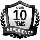 Over 10 years experience award