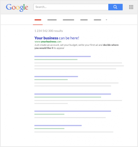 Google search page